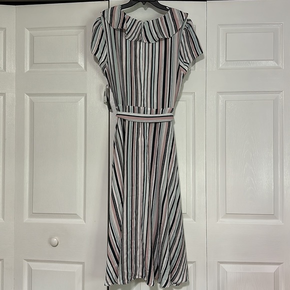 Striped Ruffle Dress - Picture 5 of 7